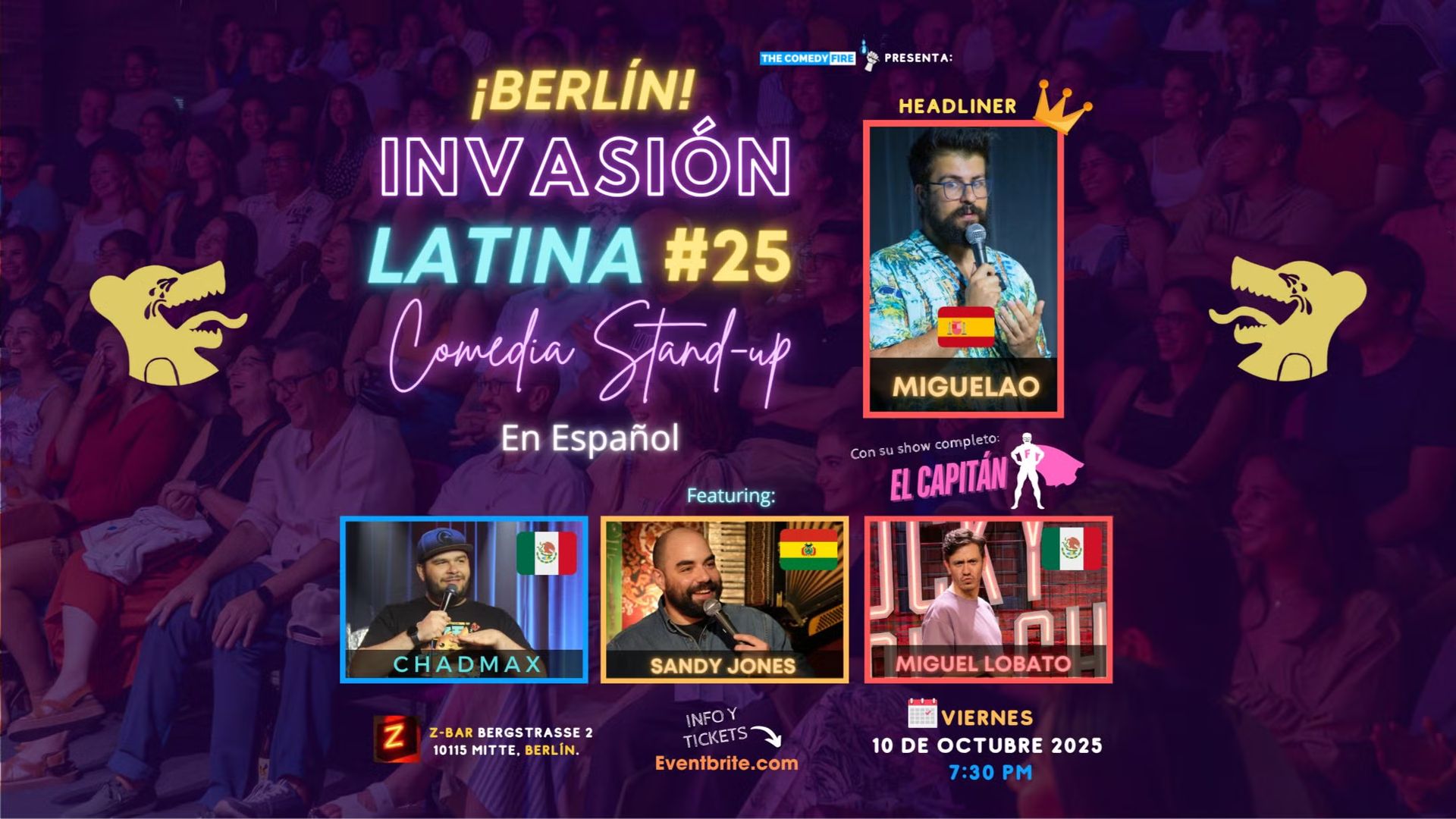 Latin Invasion | Berlin #25 - Stand-up comedy in Spanish in Mitte