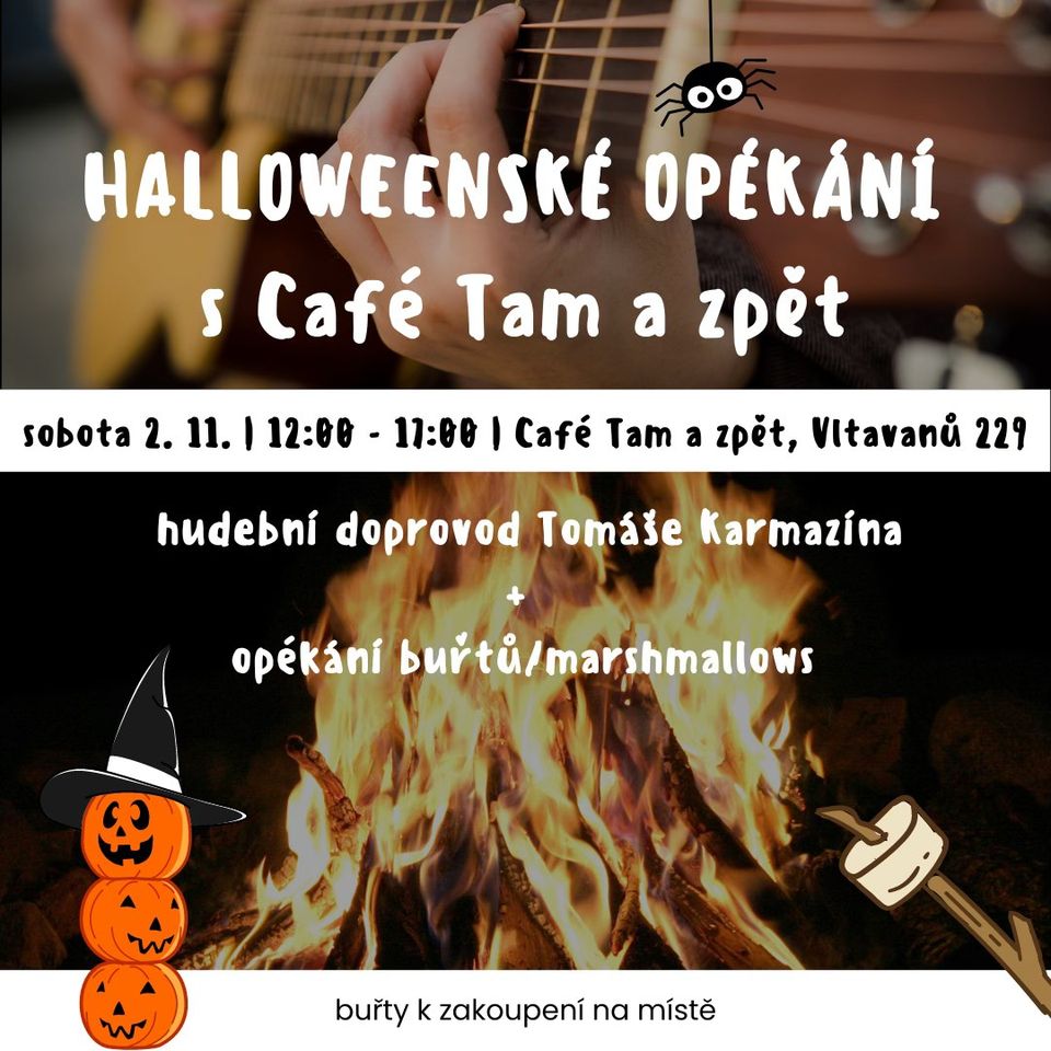 Halloweenské opékání s Café Tam a zpět 🎃🔥