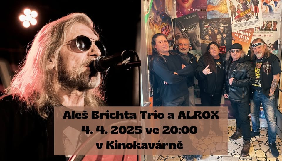 Aleš Brichta Trio a ALROX v Kinokavárně