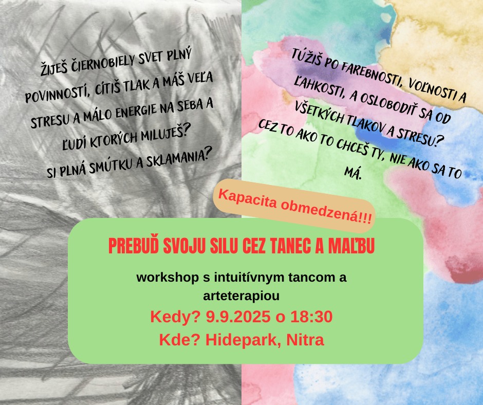 Prebuď svoju SILU cez TANEC a MAĽBU