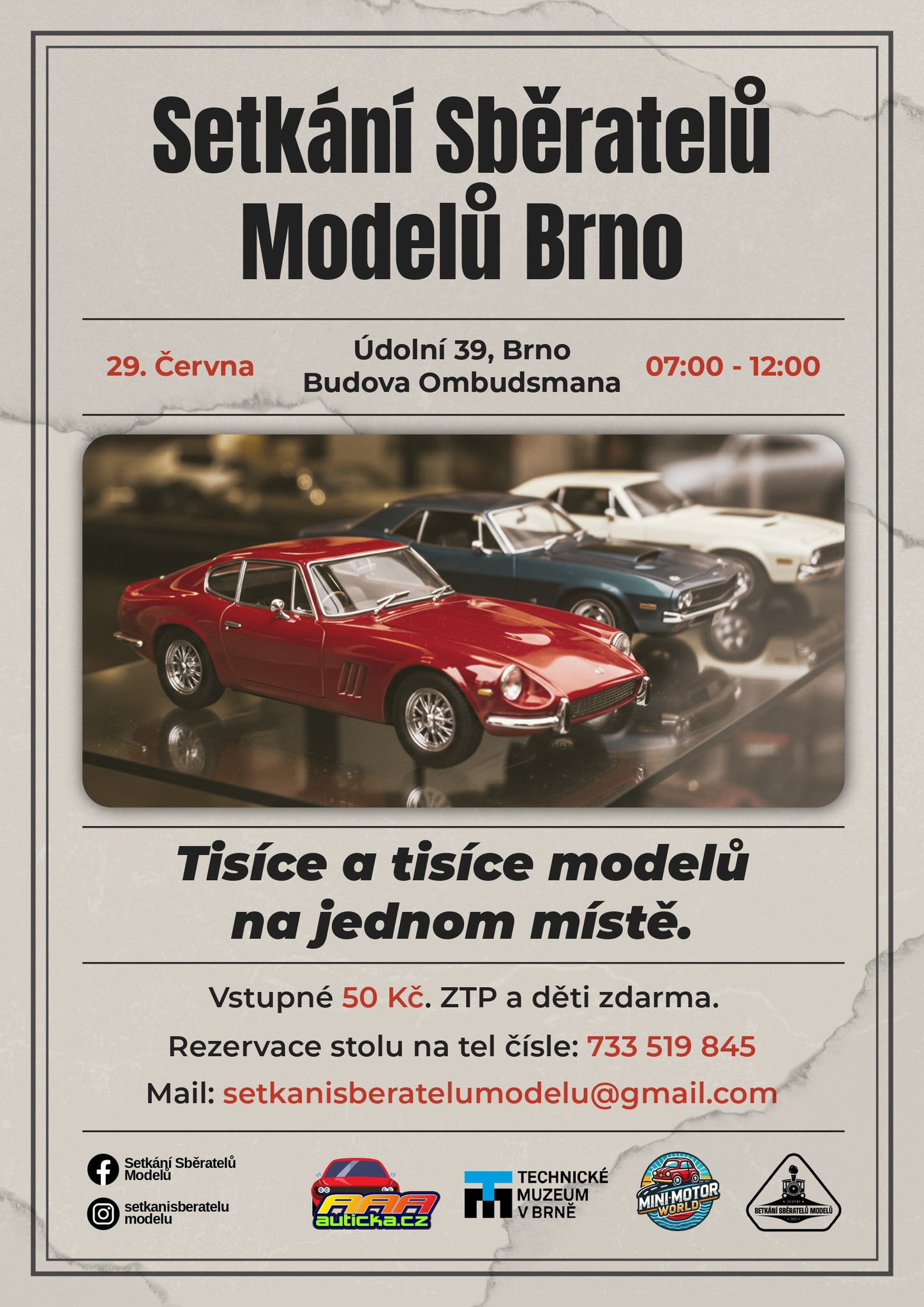 Setkání Sběratelů Modelů (BURZA) Brno