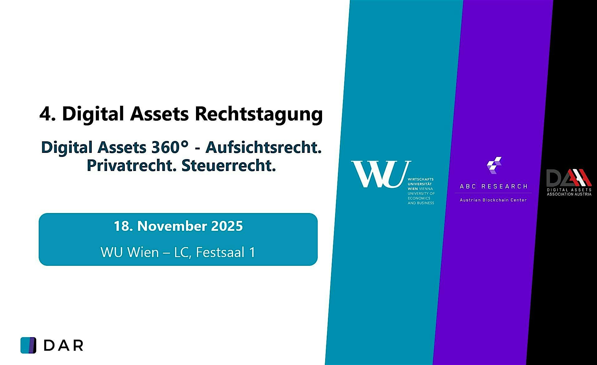 Digital Asset Association Rechtstagung