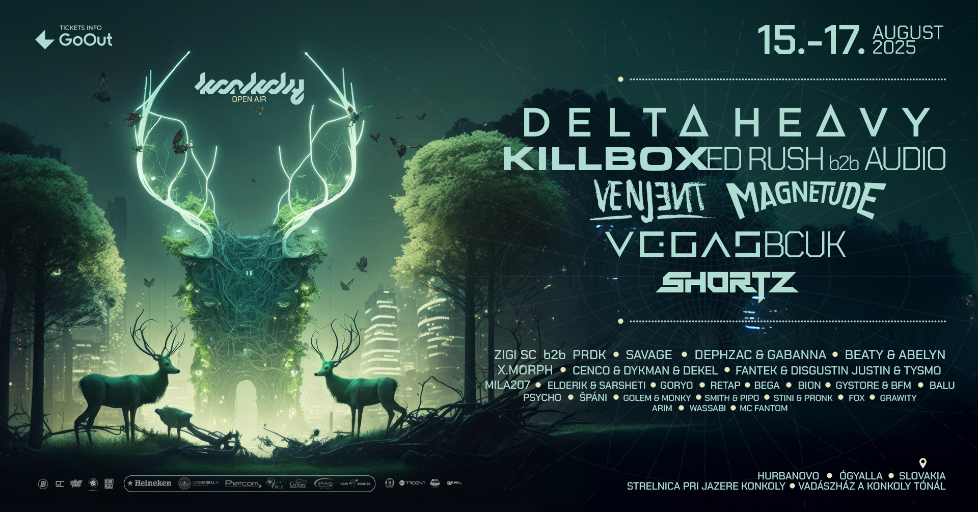 Konkoly Open Air 2025 ★ 15.-17. August ★ Hurbanovo ★ Slovakia