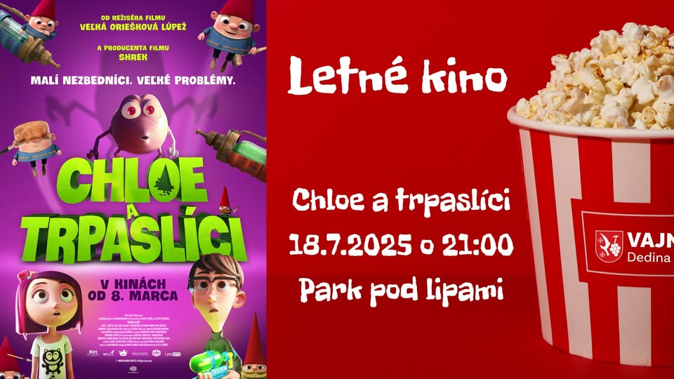 Letné kino - Chloe a trpaslíci