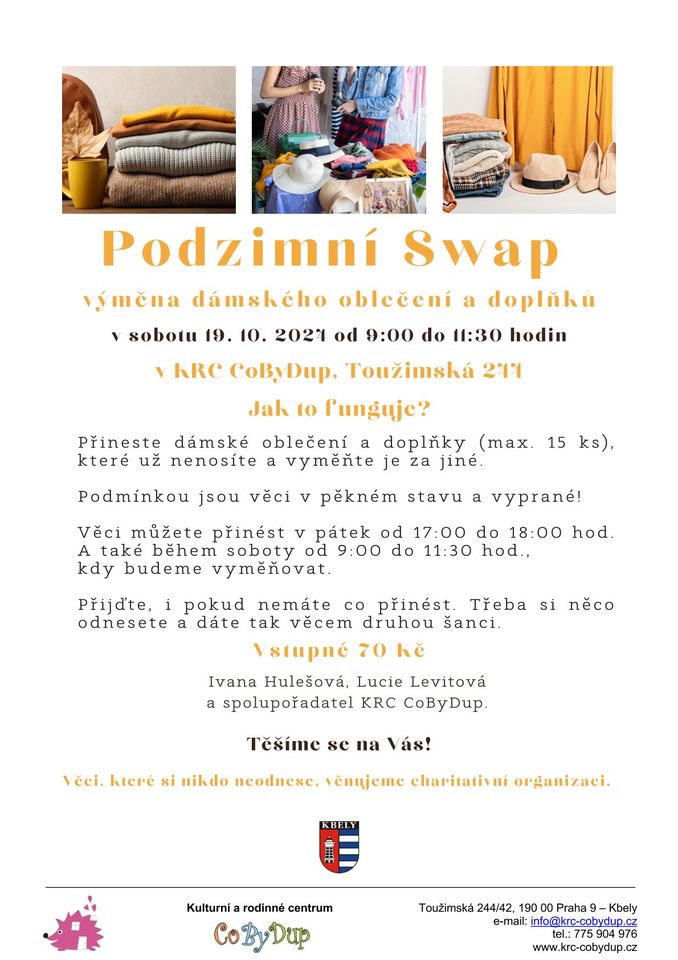 SWAP dámského oblečení