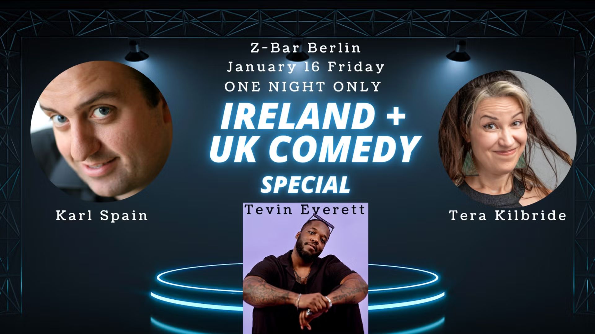 Ireland and UK Comedy Special - ONE NIGHT ONLY - Z-Bar Berlin