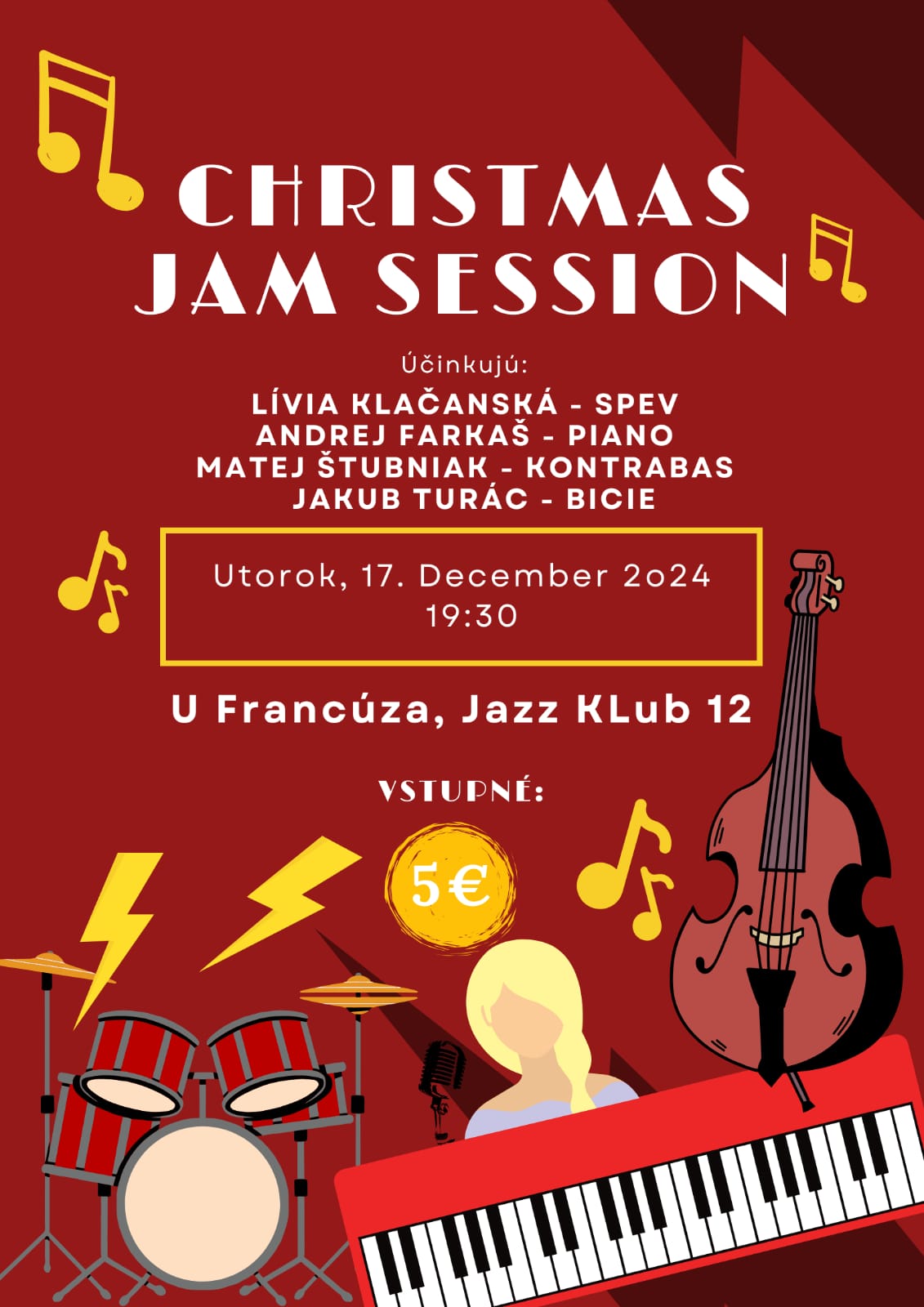 CHRISTMAS JAM SESSION @ U FRANCÚZA