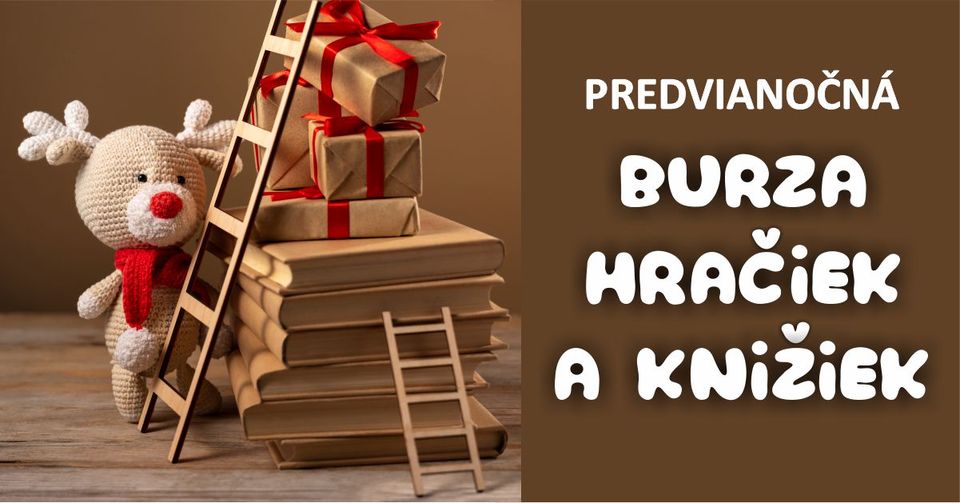 Predvianočná burza hračiek a knižiek.