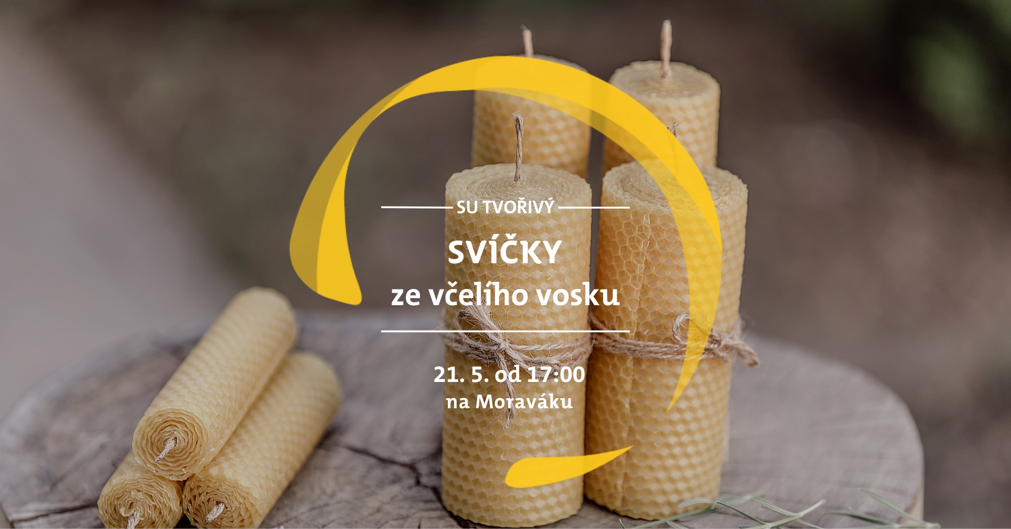 Svíčky ze včelího vosku