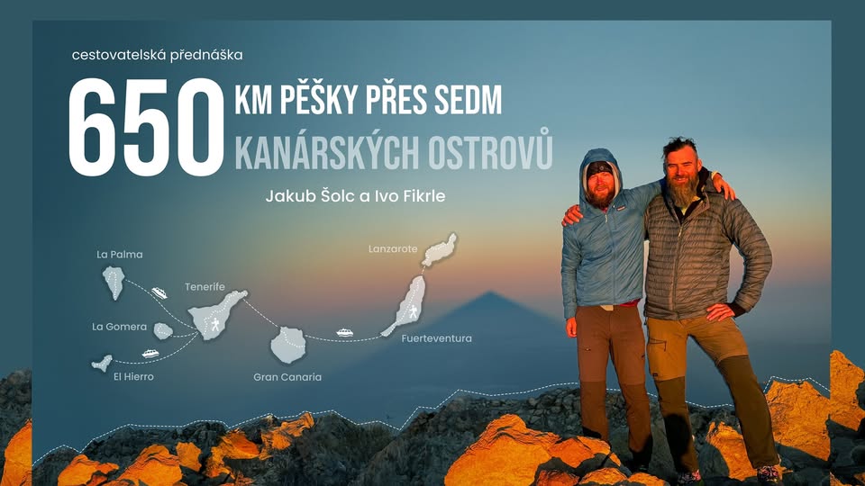 Brno | 650 km on foot over seven Canary Islands - J. Šolc, I. Fikrle