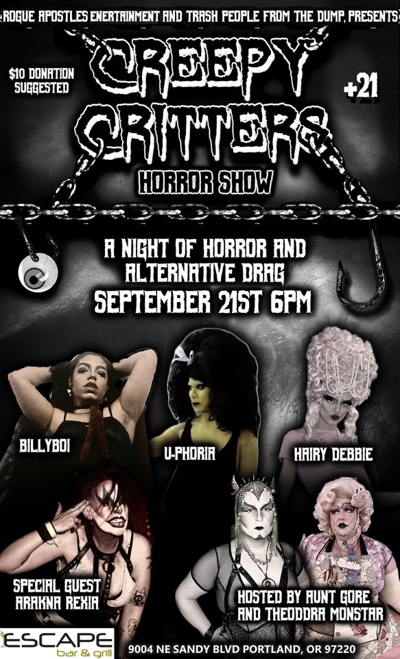 Creepy Critters Horror Show September 2025