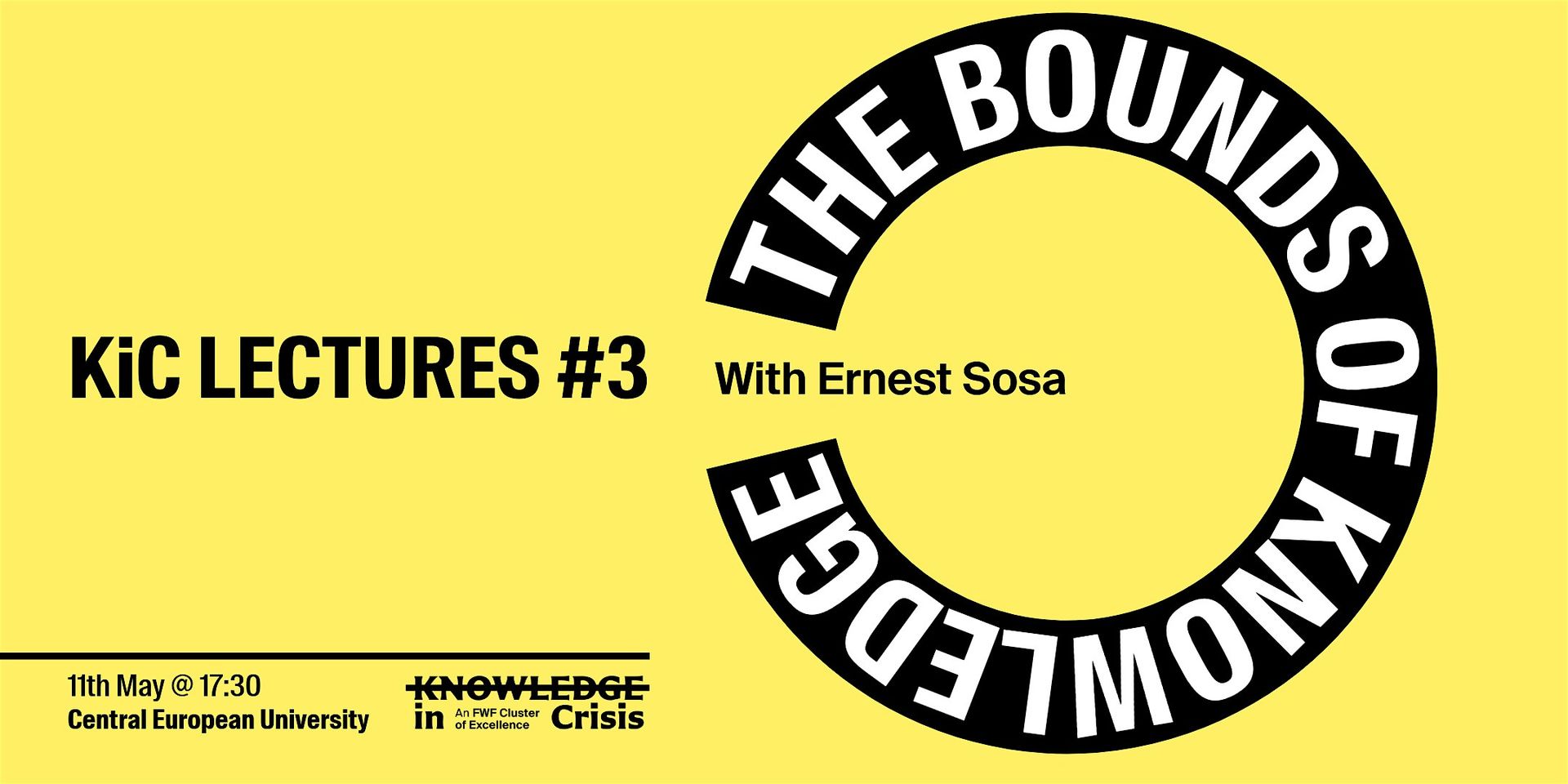 KiC Lectures #3: The Bounds of Knowledge
