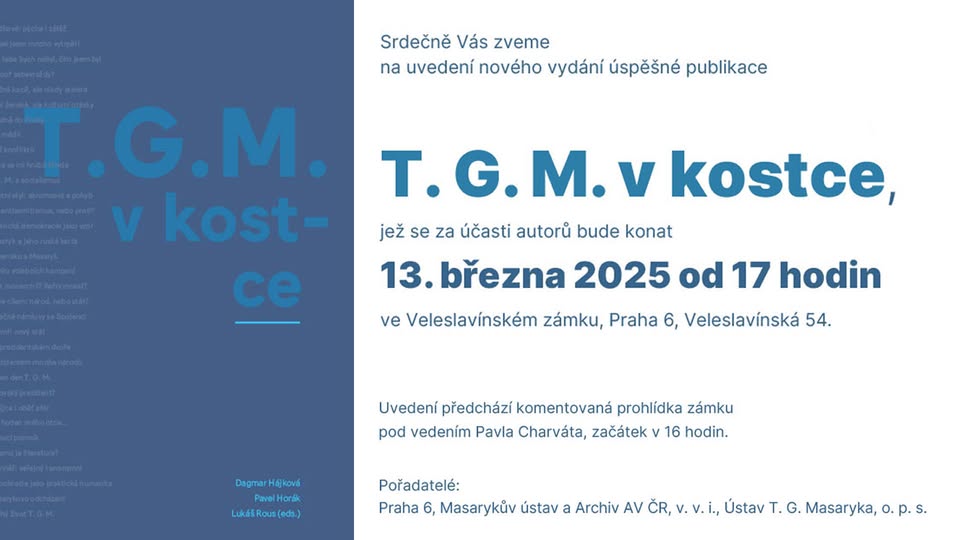 T. G. M. v kostce: uvedení nového vydání publikace