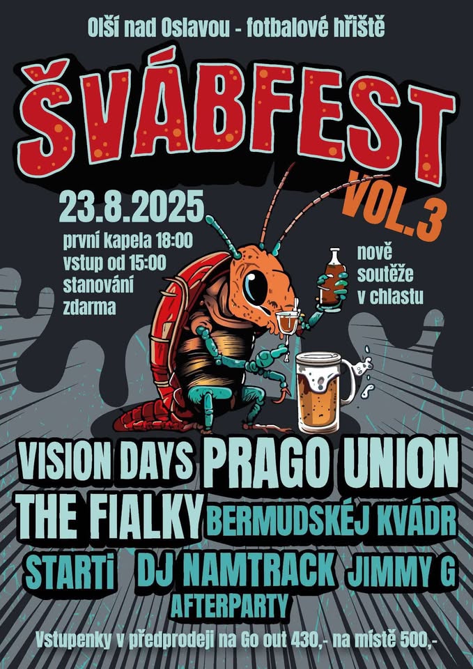ŠVÁB FEST 2025 v Olší nad Oslavou ( Vysočina )