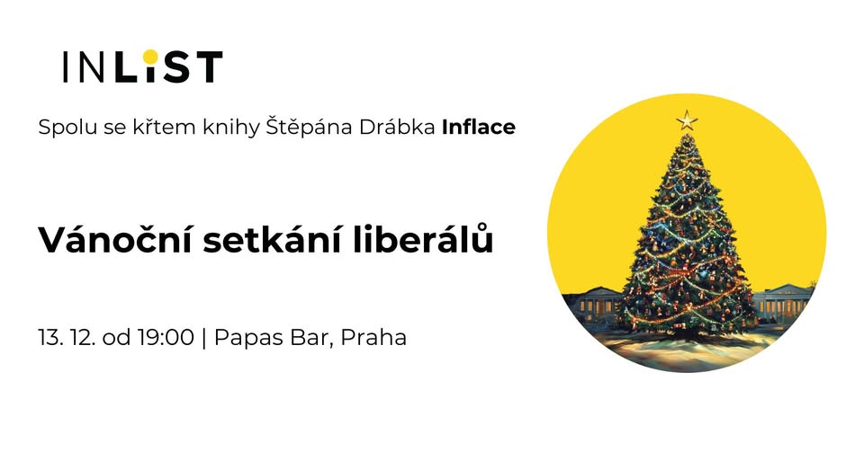 Vánoční setkání liberálů + křest knihy Inflace