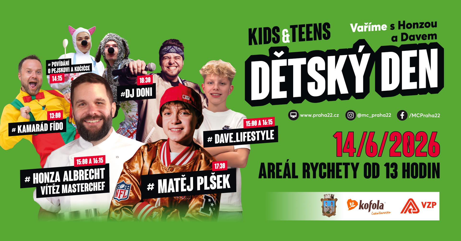 Dětský den – vaříme s Honzou a Davem