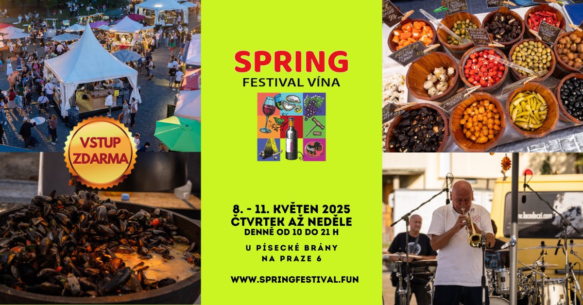 Festival vína SPRING 2025 - VSTUP ZDARMA