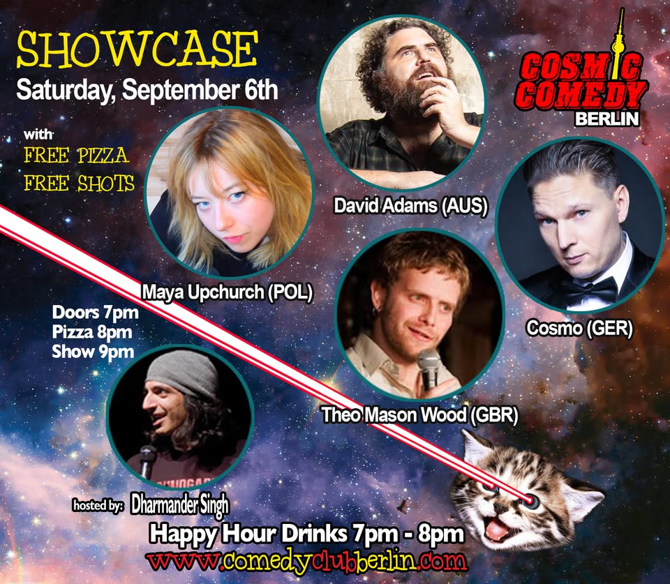 Cosmic Comedy Berlin SHOWCASE SATURDAY