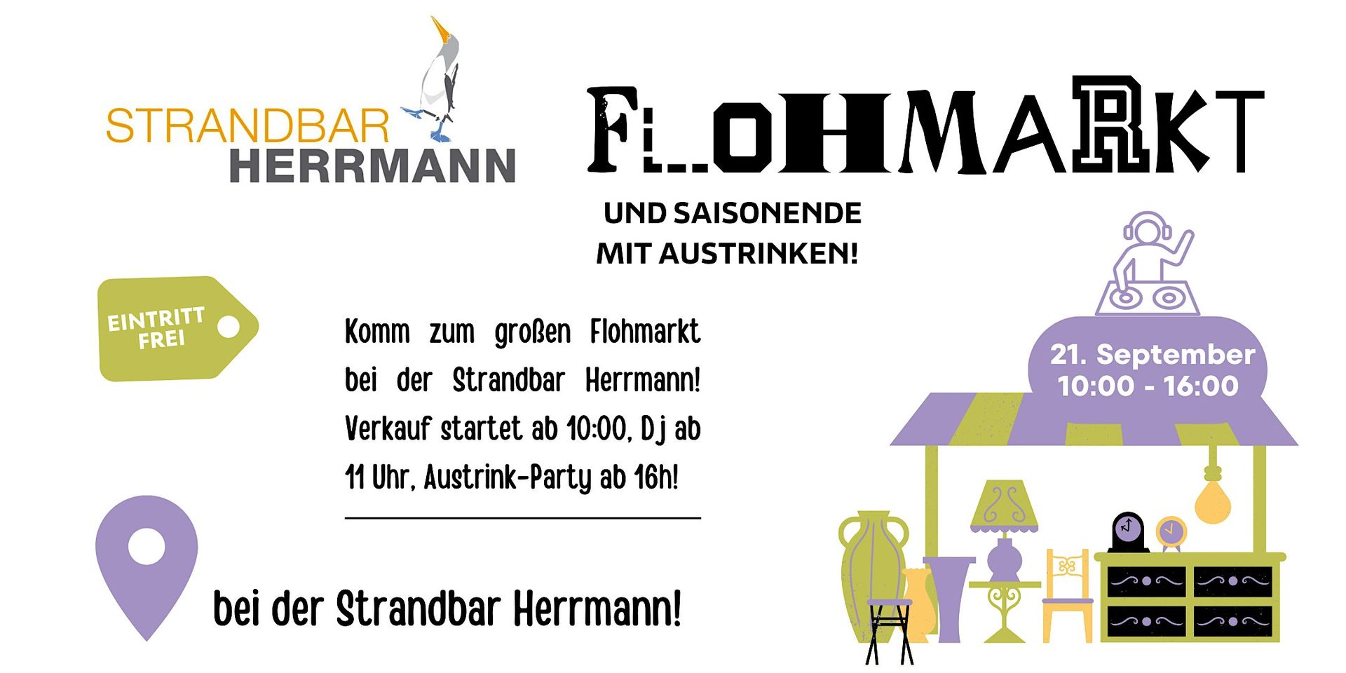 Strandbar Herrmann Flohmarkt