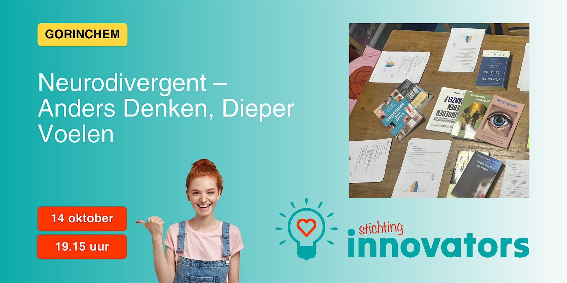 Thema-avond 'Neurodivergent - Anders Denken, Dieper Voelen'