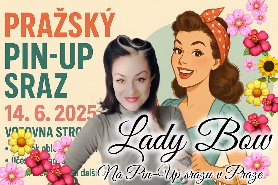 Lady Bow na Pin-Up pražském srazu 2025