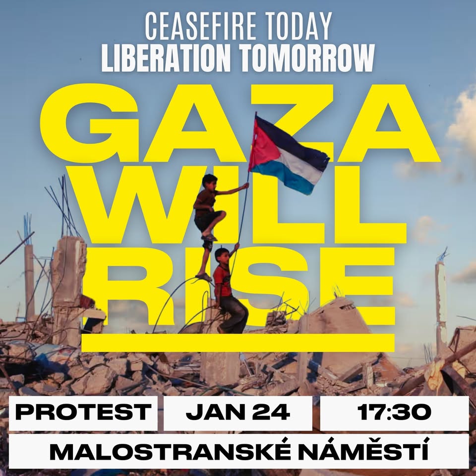 GAZA WILL RISE - Protest for our martyrs • GAZA POVSTANE Z POPELA