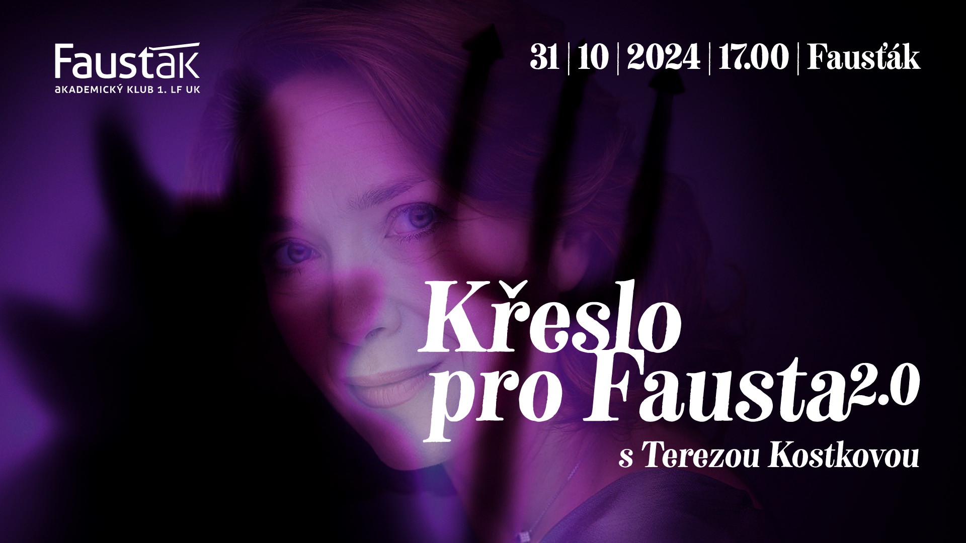 Křeslo pro Fausta 2.0 s Terezou Kostkovou