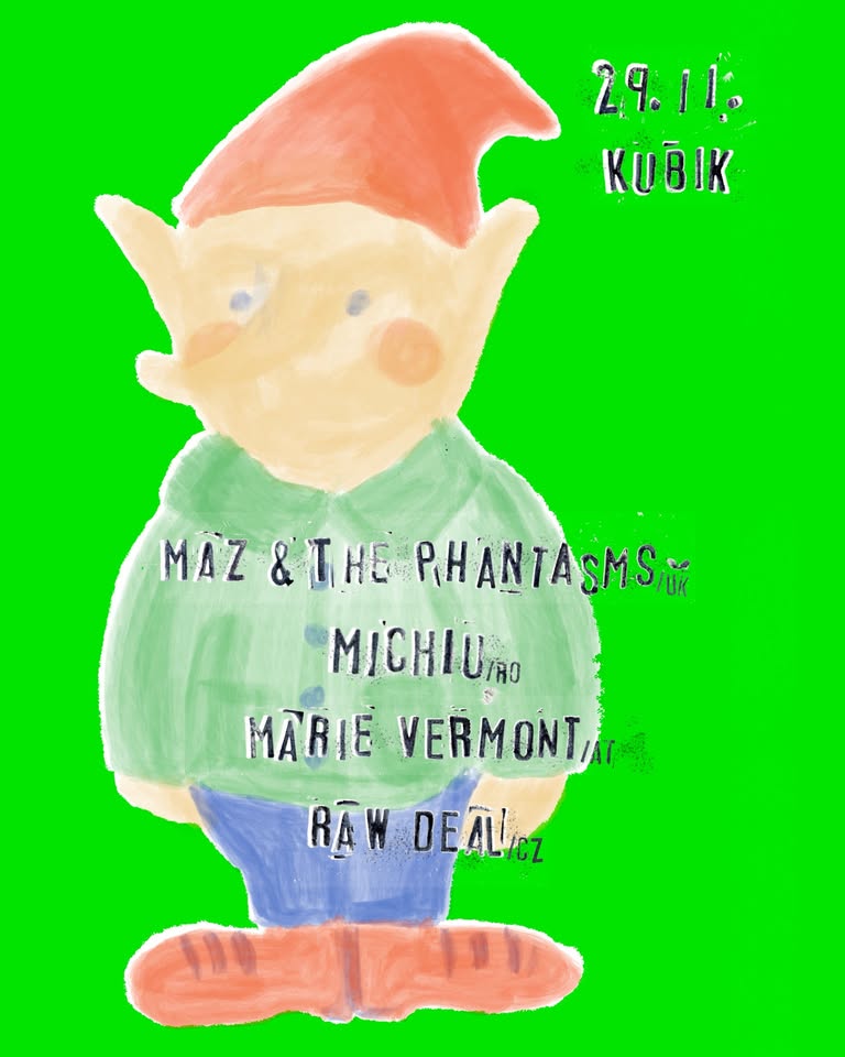 Pivničná pleseň - Maz & The Phantasms /UK, Michiu /RO, Marie Vermont /AT, Raw Deal /CZ