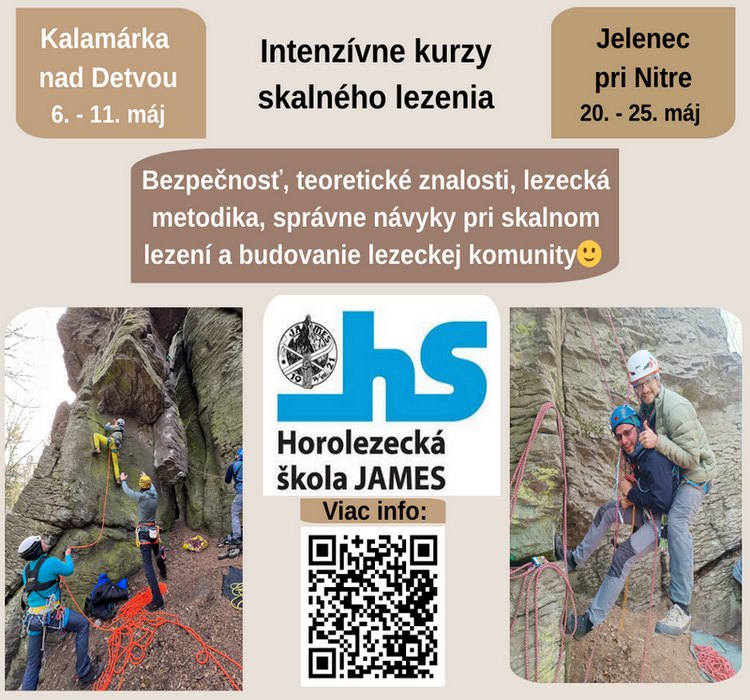 Intenzívne kurzy skalného lezenia