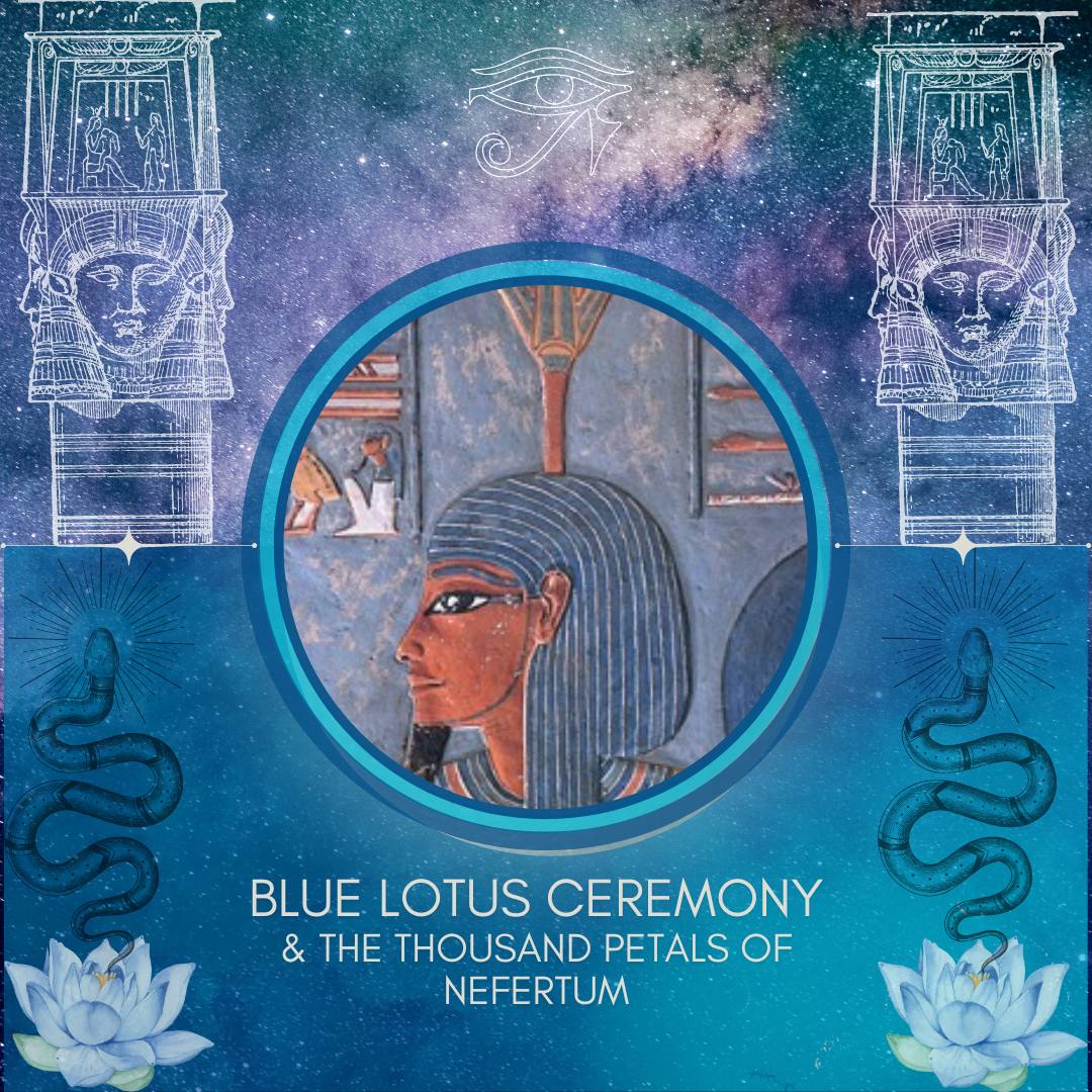 Blue Lotus Ceremony & the thousand petals of Nefertum