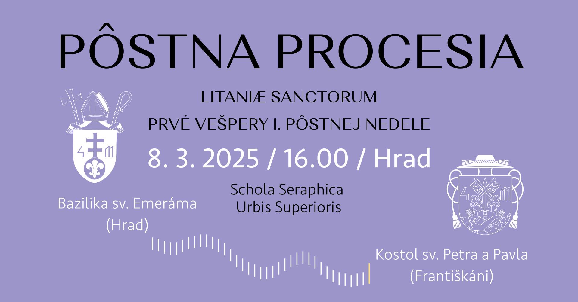 Pôstna procesia - Litaniae Sanctorum, Vešpery