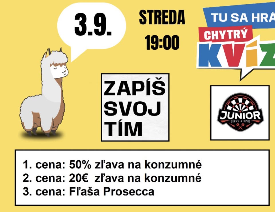 Chytrý kvíz vo Fénix Pub