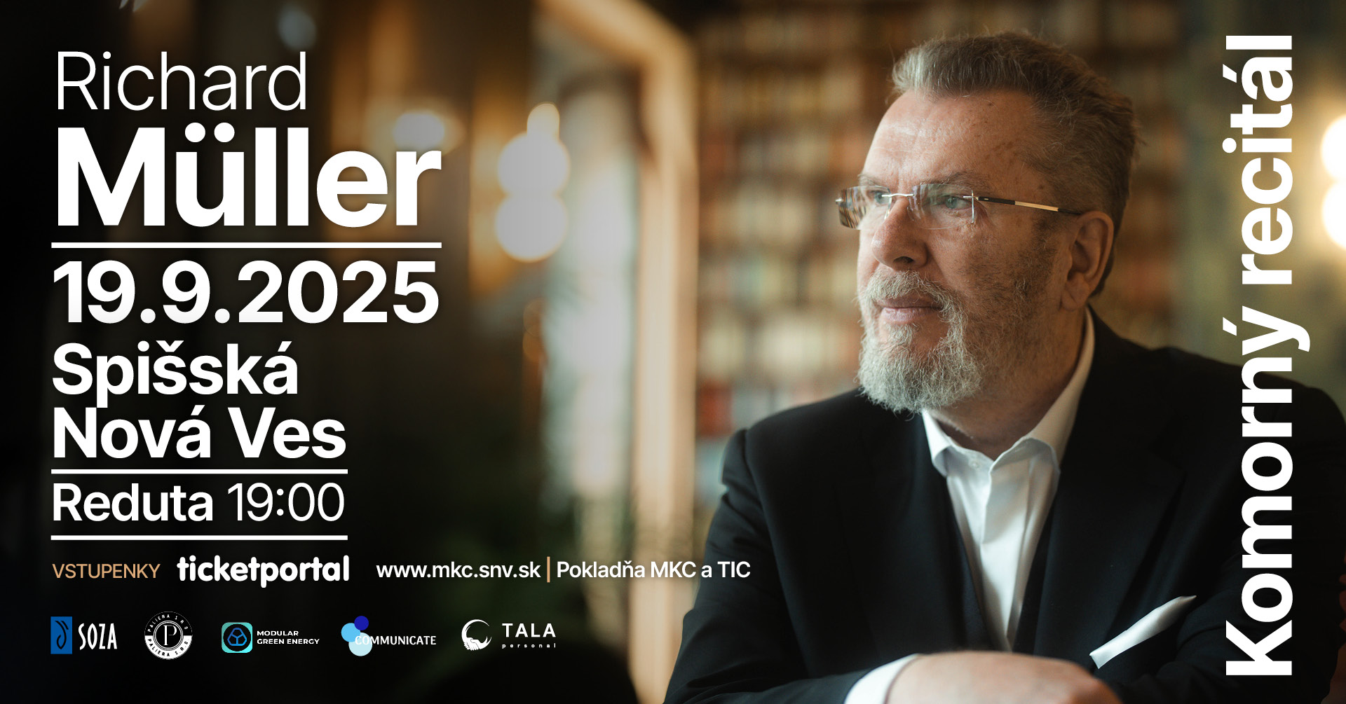 RICHARD MÜLLER: KOMORNÝ RECITÁL - SPIŠSKÁ NOVÁ VES