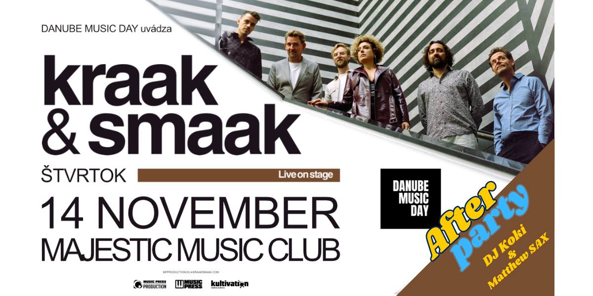 Kraak & Smaak (NL) + Afterparty Funkadelic Brothers (SK) : Danube Music Day