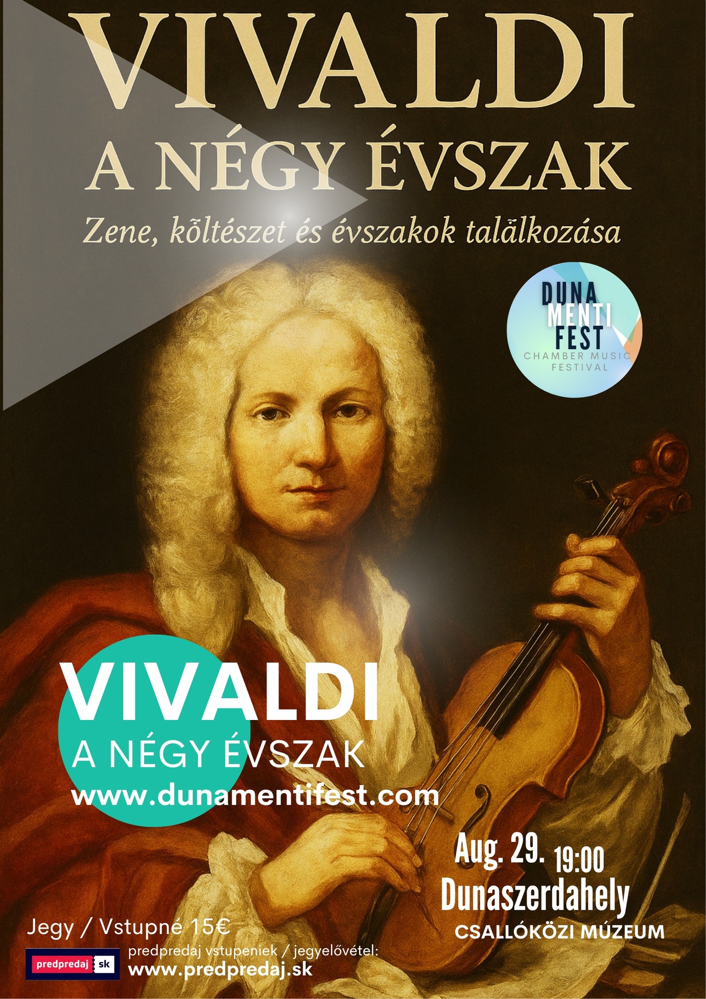 VIVALDI: A NÉGY ÉVSZAK / DUNASZERDAHELY / DUNA MENTI KAMARAZENEI FESZTIVÁL