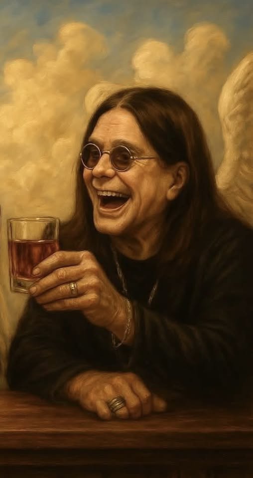 Black Friday s Black Sabbath ! Večer venovaný OZZYmu 🤍🦇🕯️