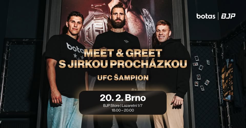 BRNO - MEET & GREET S JIRKOU PROCHÁZKOU 🥋