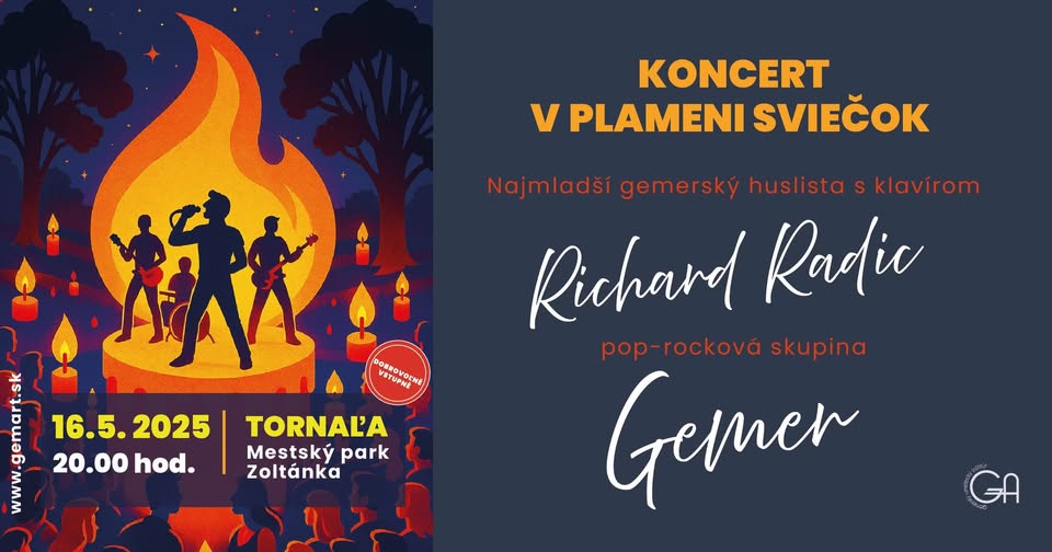 Koncert v plameni sviečok Tornaľa