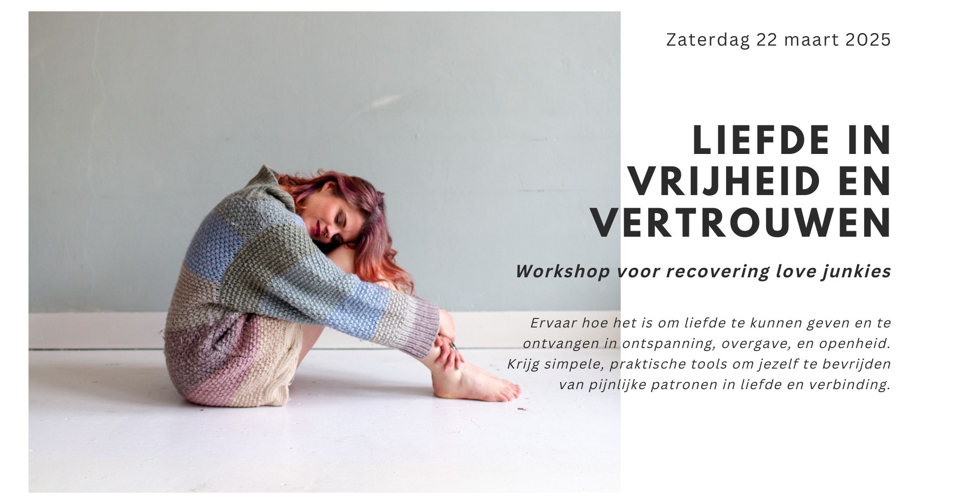 Workshop Liefde in Vrijheid en Vertrouwen