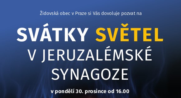 Svátky světel v Jeruzalémské synagoze