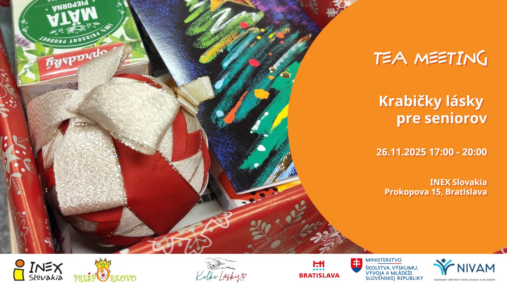 Tea Meeting: Krabičky lásky pre seniorov