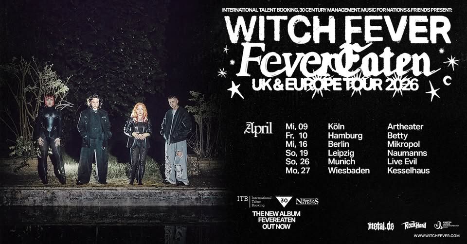 WITCH FEVER | FEVEREATEN UK & EUROPE TOUR 2026 | BERLIN