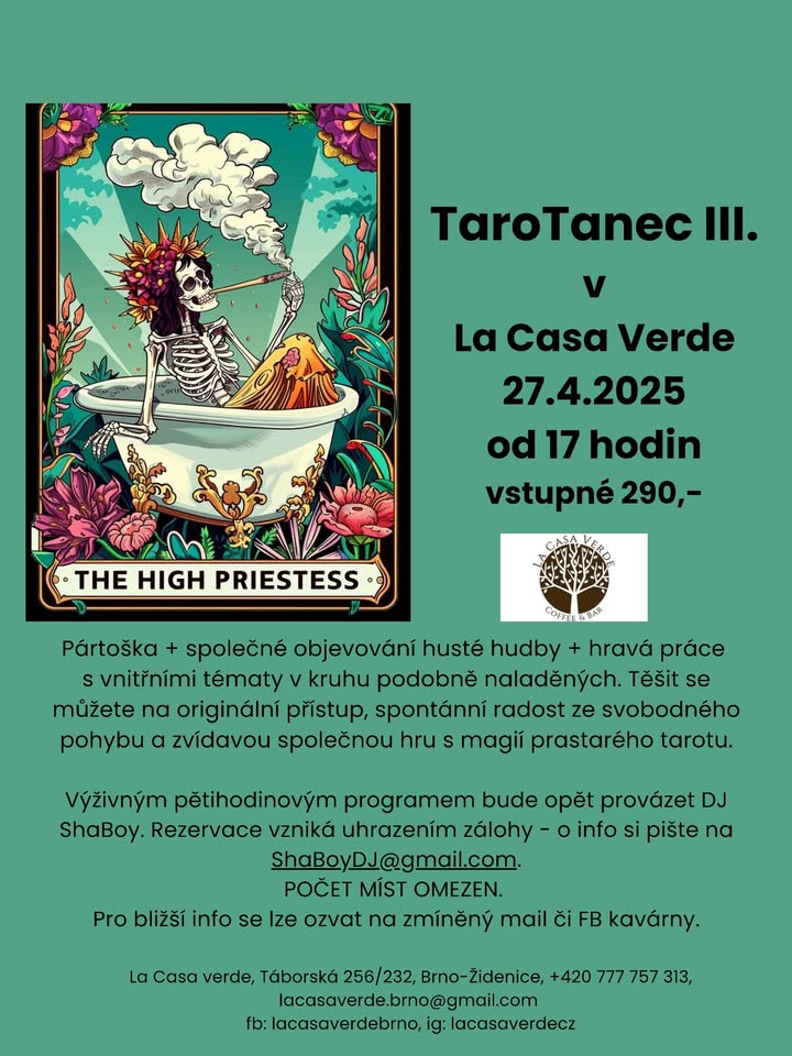TAROTANEC III. v La Casa Verde