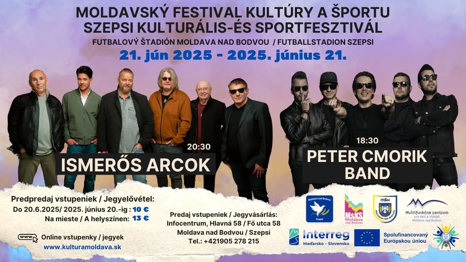 MOLDAVSKÝ FESTIVAL KULTÚRY A ŠPORTU - SZEPSI KULTURÁLIS- ÉS SPORTFESZTIVÁL