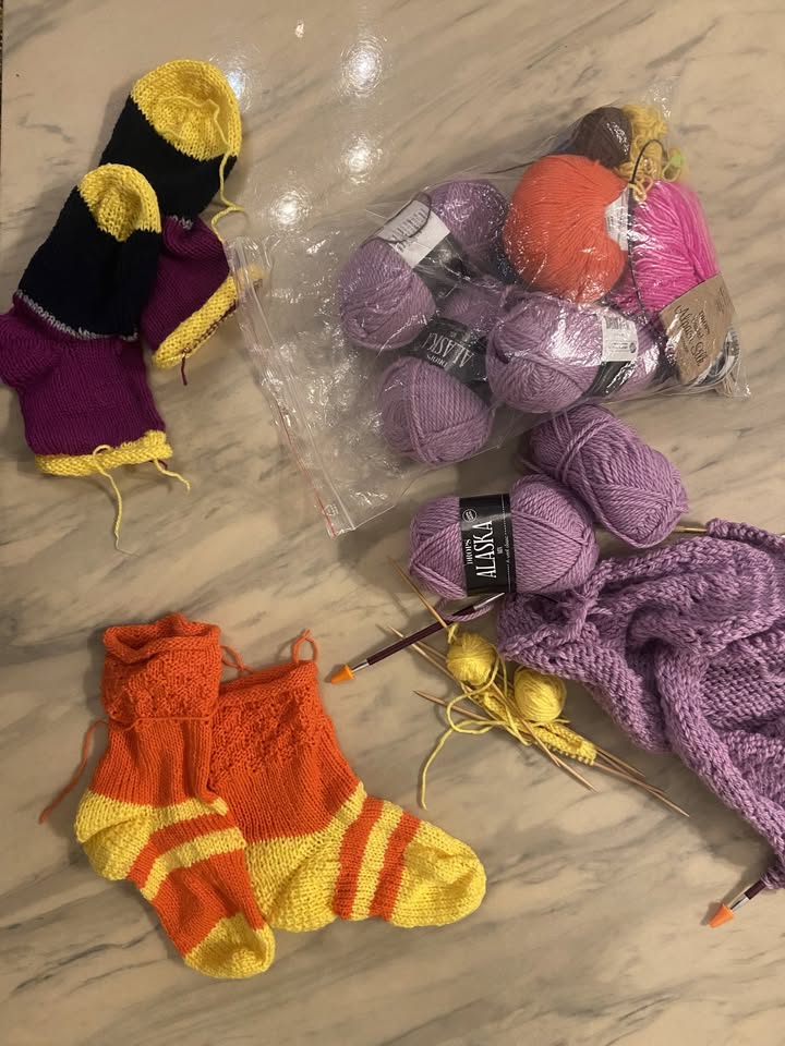 Christmas knit-together!