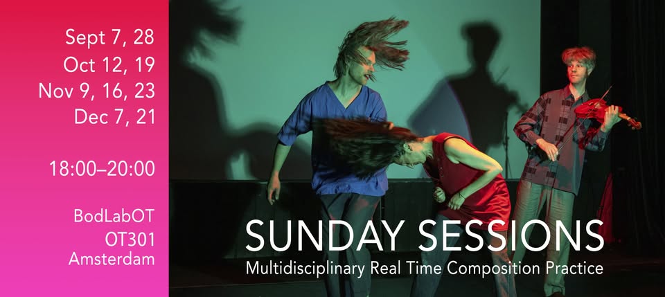 SUNDAY SESSIONS @ BodLabOT, OT301 / September 28