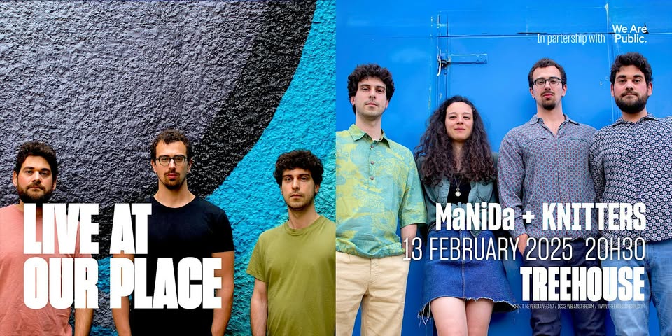 LIVE AT OUR PLACE: MaNiDa + Knitters