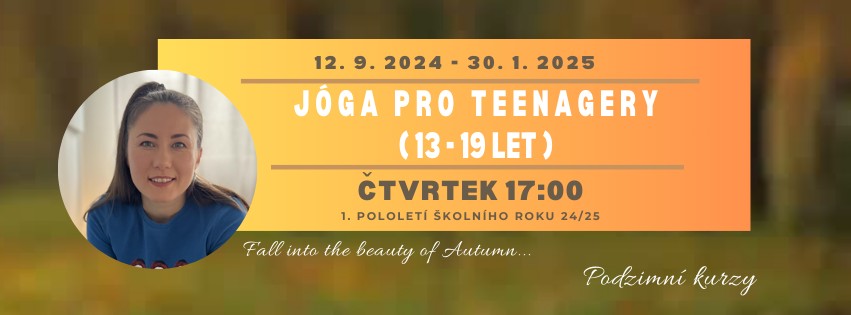 JÓGA PRO TEENAGERY 13 - 19 let