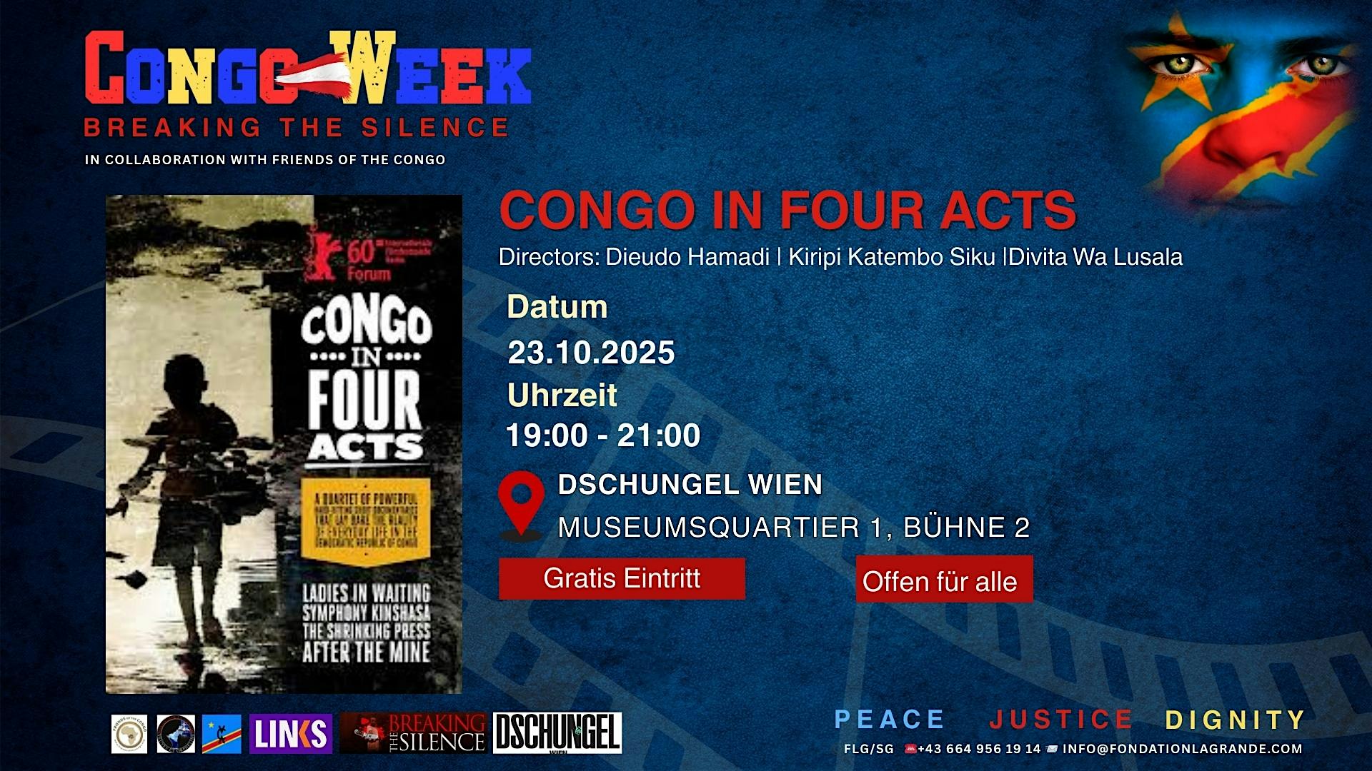 Congo Week | Movie Night| Congo in four acts