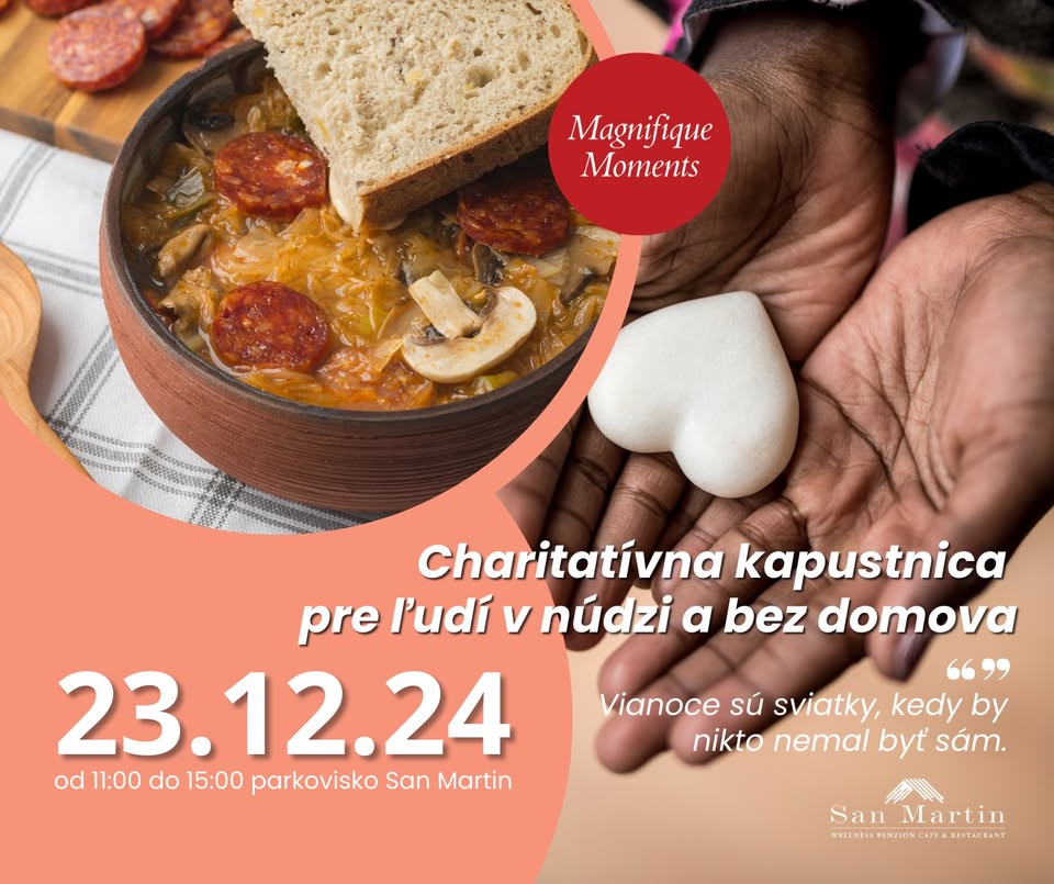 🎄 Charitatívna kapustnica pre ľudí v núdzi a bez domova 🎄